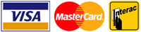 Visa Mastercard Interac